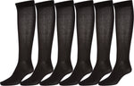 Calcetines hasta la rodilla de mezcla de algodón para mujer de Sakkas (paquete surtido)