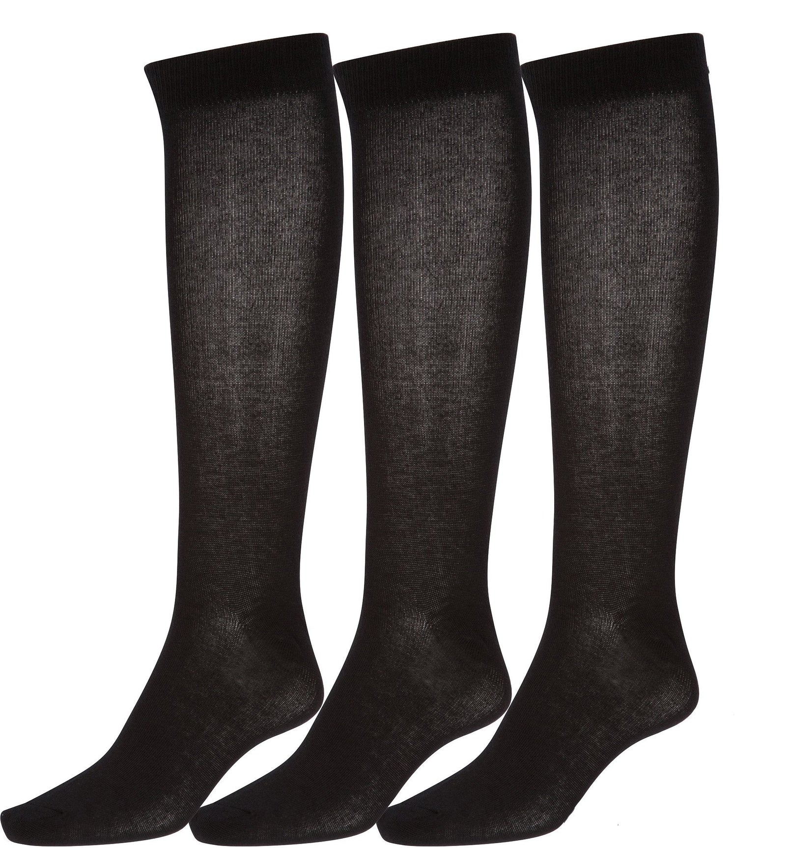 Calcetines hasta la rodilla de mezcla de algodón para mujer de Sakkas (paquete surtido)