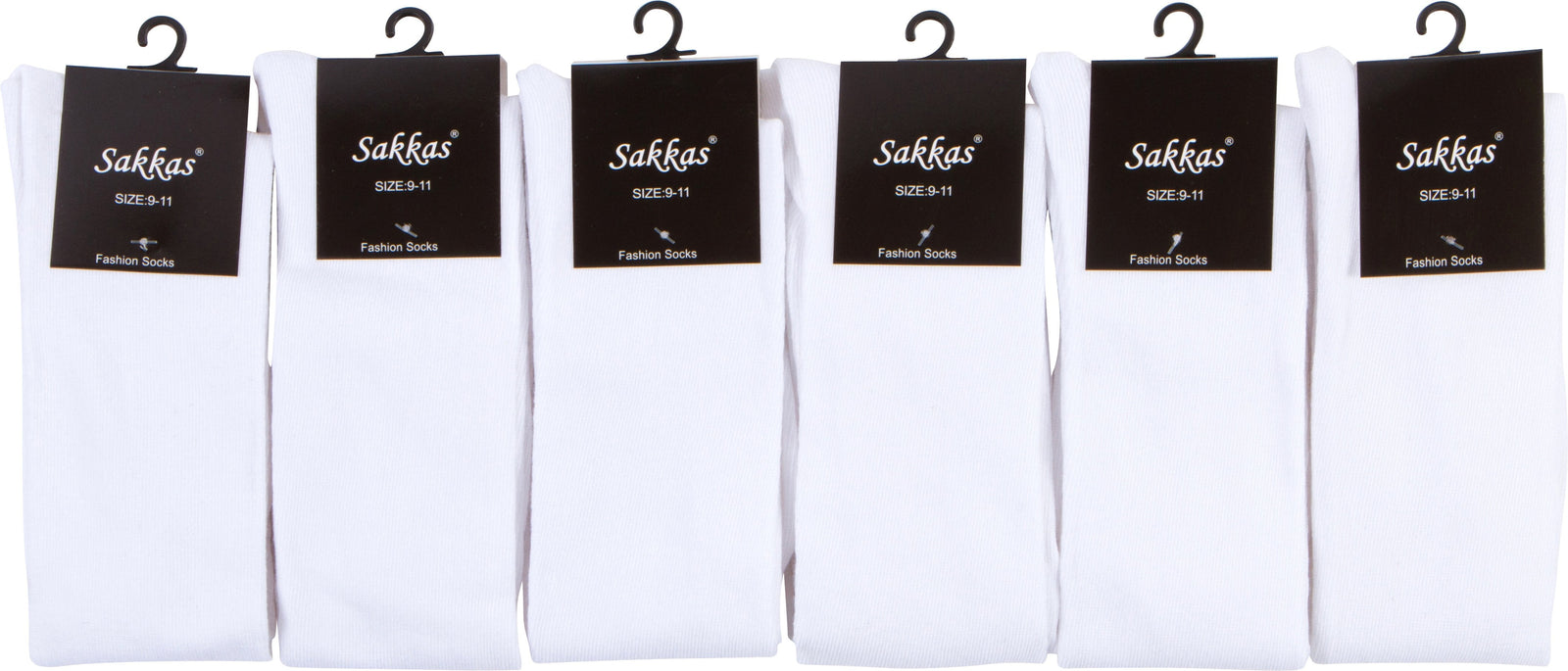 Calcetines hasta la rodilla de mezcla de algodón para mujer de Sakkas (paquete surtido)