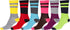 Calcetines Sakkas de mezcla de poliéster, suaves y elásticos, con estampado de tripulación, para mujer, paquete surtido de 6