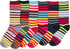 Calcetines Sakkas de mezcla de poliéster, suaves y elásticos, con estampado de tripulación, para mujer, paquete surtido de 6