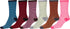 Calcetines Sakkas de mezcla de poliéster, suaves y elásticos, con estampado de tripulación, para mujer, paquete surtido de 6