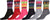 Calcetines Sakkas de mezcla de poliéster, suaves y elásticos, con estampado de tripulación, para mujer, paquete surtido de 6