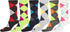 Calcetines Sakkas de mezcla de poliéster, suaves y elásticos, con estampado de tripulación, para mujer, paquete surtido de 6