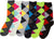 Calcetines Sakkas de mezcla de poliéster, suaves y elásticos, con estampado de tripulación, para mujer, paquete surtido de 6
