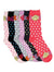 Calcetines Sakkas de mezcla de poliéster, suaves y elásticos, con estampado de tripulación, para mujer, paquete surtido de 6