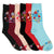 Calcetines Sakkas de mezcla de poliéster, suaves y elásticos, con estampado de tripulación, para mujer, paquete surtido de 6