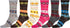 Calcetines Sakkas de mezcla de poliéster, suaves y elásticos, con estampado de tripulación, para mujer, paquete surtido de 6