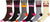 Calcetines Sakkas de mezcla de poliéster, suaves y elásticos, con estampado de tripulación, para mujer, paquete surtido de 6