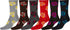 Calcetines Sakkas de mezcla de poliéster, suaves y elásticos, con estampado de tripulación, para mujer, paquete surtido de 6