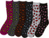 Calcetines Sakkas de mezcla de poliéster, suaves y elásticos, con estampado de tripulación, para mujer, paquete surtido de 6