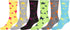 Calcetines Sakkas de mezcla de poliéster, suaves y elásticos, con estampado de tripulación, para mujer, paquete surtido de 6