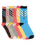 Calcetines Sakkas de mezcla de poliéster, suaves y elásticos, con estampado de tripulación, para mujer, paquete surtido de 6