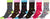 Calcetines Sakkas de mezcla de poliéster, suaves y elásticos, con estampado de tripulación, para mujer, paquete surtido de 6