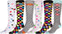 Sakkas Liea Ladies Colorful Unique Pattern / Solid Knee High Socks Assorted 6-Pack