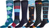 Sakkas Liea Ladies Colorful Unique Pattern / Solid Knee High Socks Assorted 6-Pack