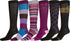 Sakkas Liea Ladies Colorful Unique Pattern / Solid Knee High Socks Assorted 6-Pack