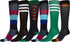 Sakkas Liea Ladies Colorful Unique Pattern / Solid Knee High Socks Assorted 6-Pack