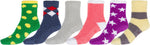 Calcetines tobilleros suaves y antideslizantes Sakkas (paquete de 6)