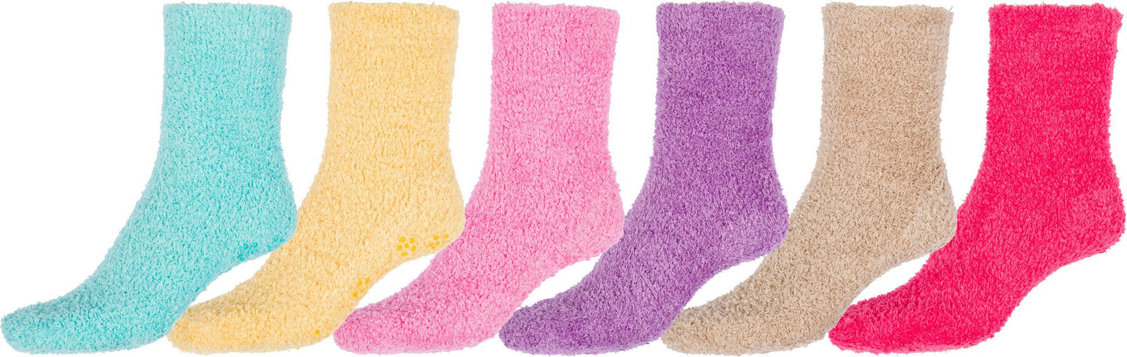 Calcetines tobilleros suaves y antideslizantes Sakkas (paquete de 6)