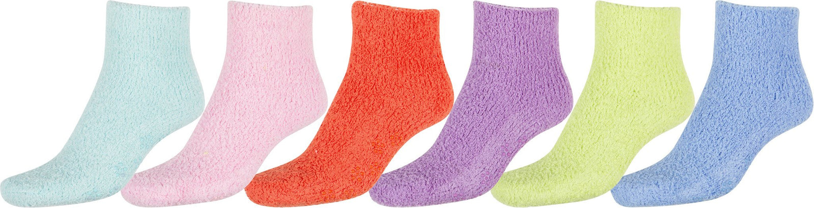 Calcetines tobilleros suaves y antideslizantes Sakkas (paquete de 6)