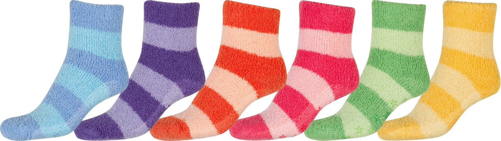 Calcetines tobilleros suaves y antideslizantes Sakkas (paquete de 6)