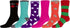 Sakkas Super Soft Anti-Slip Fuzzy Crew Socks Value Assorted 6-Pack