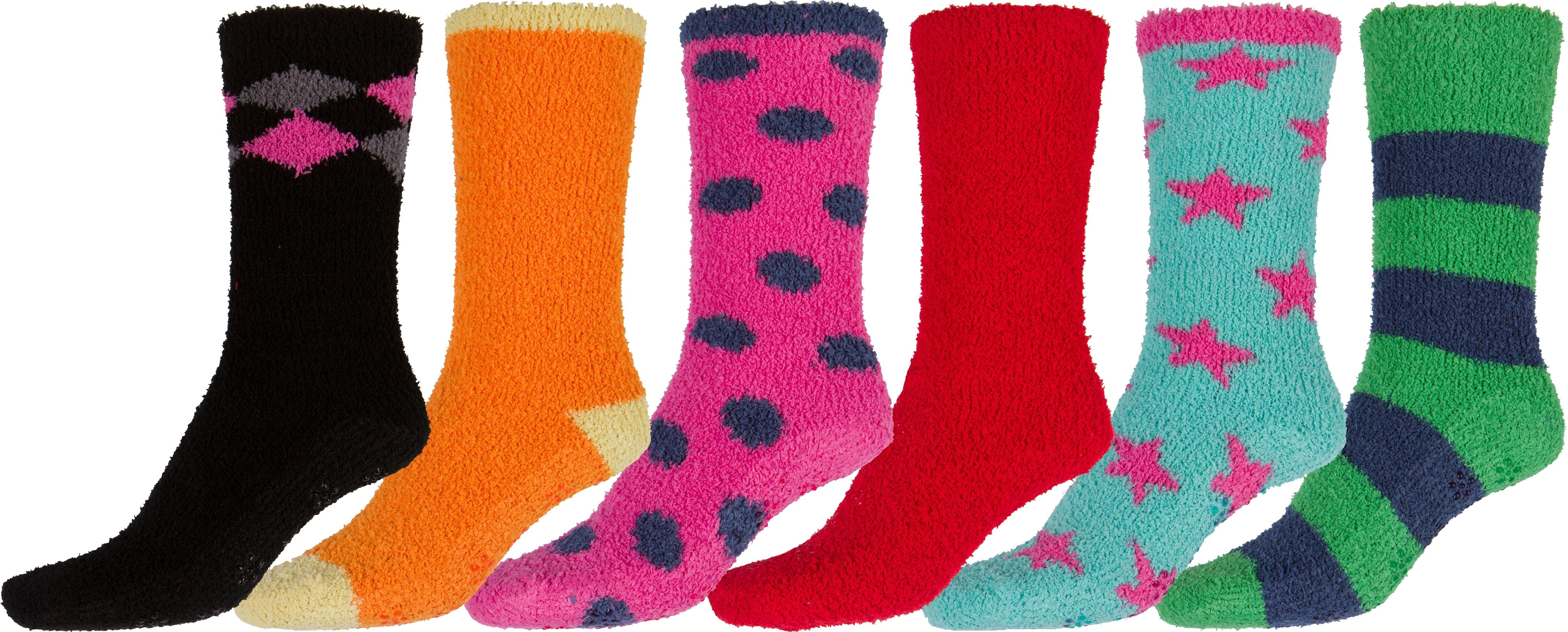 Calcetines deportivos suaves y antideslizantes Sakkas (paquete de 6)