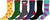 Sakkas Super Soft Anti-Slip Fuzzy Crew Socks Value Assorted 6-Pack