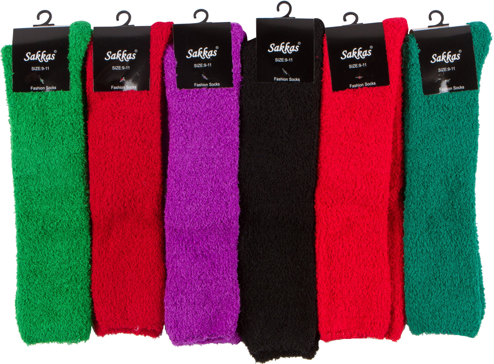 Calcetines Sakkas para mujer, suaves, antideslizantes y afelpados, hasta la rodilla, surtidos (paquete de 6)