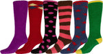 Calcetines Sakkas para mujer, suaves, antideslizantes y afelpados, hasta la rodilla, surtidos (paquete de 6)