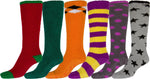Calcetines Sakkas para mujer, suaves, antideslizantes y afelpados, hasta la rodilla, surtidos (paquete de 6)