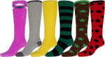 Calcetines Sakkas para mujer, suaves, antideslizantes y afelpados, hasta la rodilla, surtidos (paquete de 6)