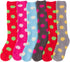 Calcetines Sakkas para mujer, suaves, antideslizantes y afelpados, hasta la rodilla, surtidos (paquete de 6)