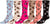 Calcetines Sakkas para mujer, suaves, antideslizantes y afelpados, hasta la rodilla, surtidos (paquete de 6)