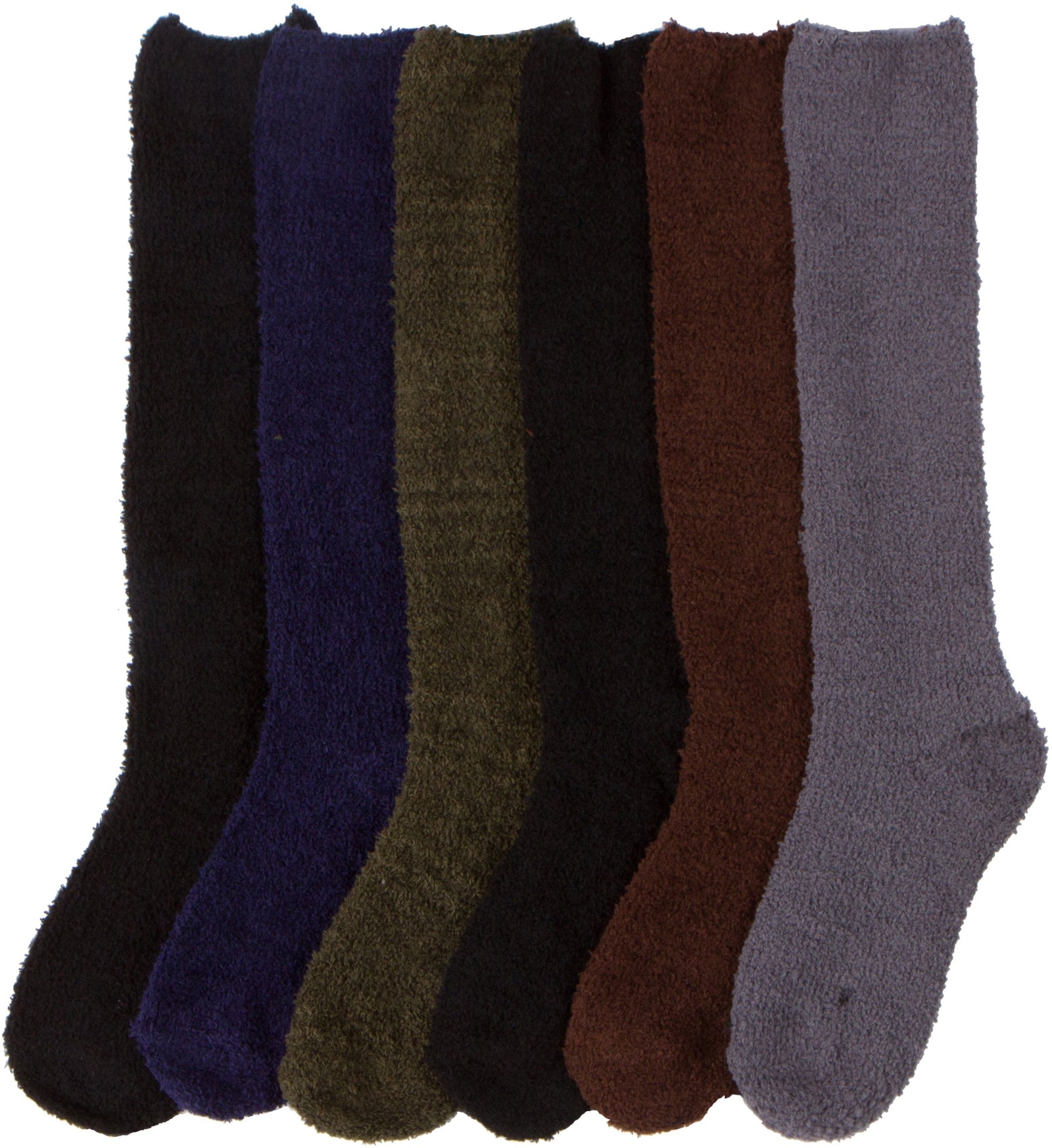 Calcetines Sakkas para mujer, suaves, antideslizantes y afelpados, hasta la rodilla, surtidos (paquete de 6)