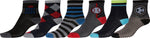 Calcetines deportivos con estampado divertido para niño de Sakkas (paquete de 6)