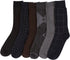 Calcetines de vestir Sakkas de mezcla de algodón para hombre, con estampado y canalé, paquete económico de 6