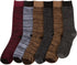 Calcetines de vestir Sakkas de corte alto con estampado colorido para hombre (paquete de 6)