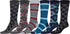 Calcetines de vestir Sakkas de corte alto con estampado colorido para hombre (paquete de 6)