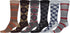 Calcetines de vestir Sakkas de corte alto con estampado colorido para hombre (paquete de 6)