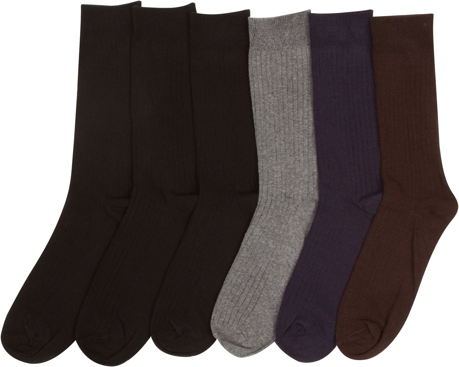 Calcetines de vestir acanalados de mezcla de algodón para hombre de Sakkas