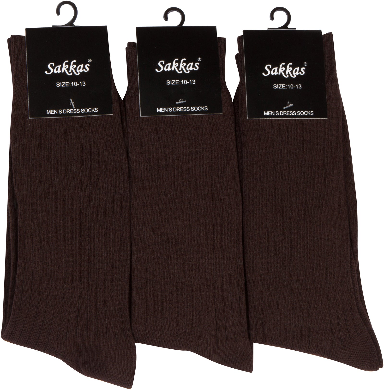 Calcetines de vestir acanalados de mezcla de algodón para hombre de Sakkas
