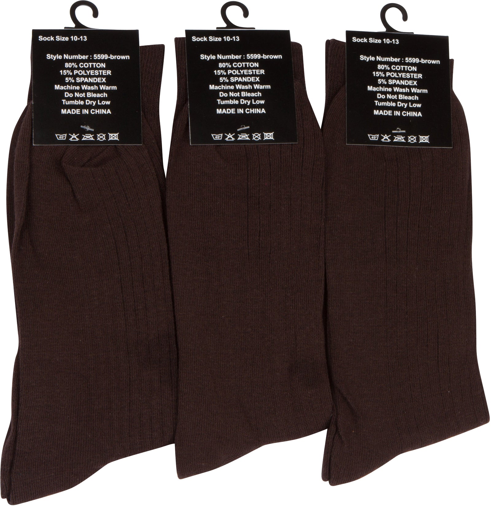 Calcetines de vestir acanalados de mezcla de algodón para hombre de Sakkas