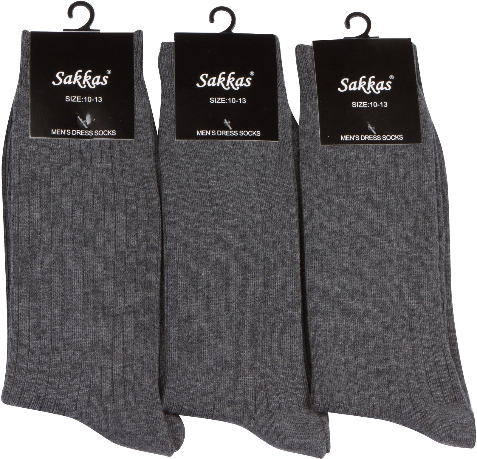 Calcetines de vestir acanalados de mezcla de algodón para hombre de Sakkas