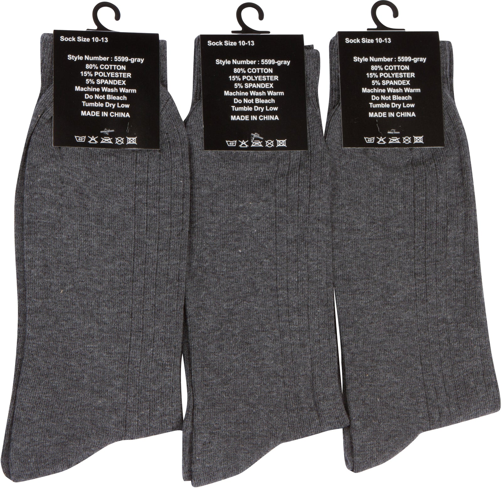 Calcetines de vestir acanalados de mezcla de algodón para hombre de Sakkas