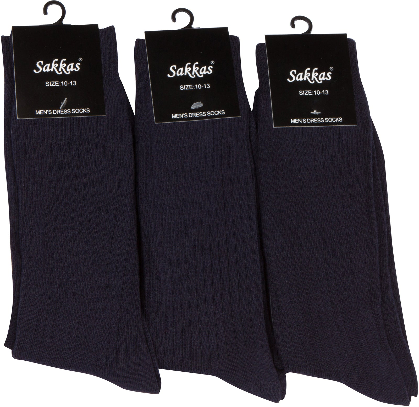 Calcetines de vestir acanalados de mezcla de algodón para hombre de Sakkas