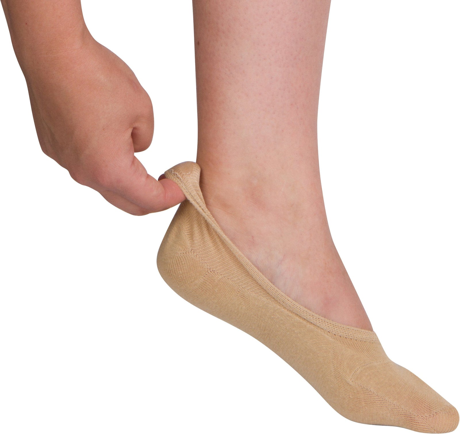Calcetines invisibles Sakkas Footsies para mujer, con forro sólido, paquete de 4