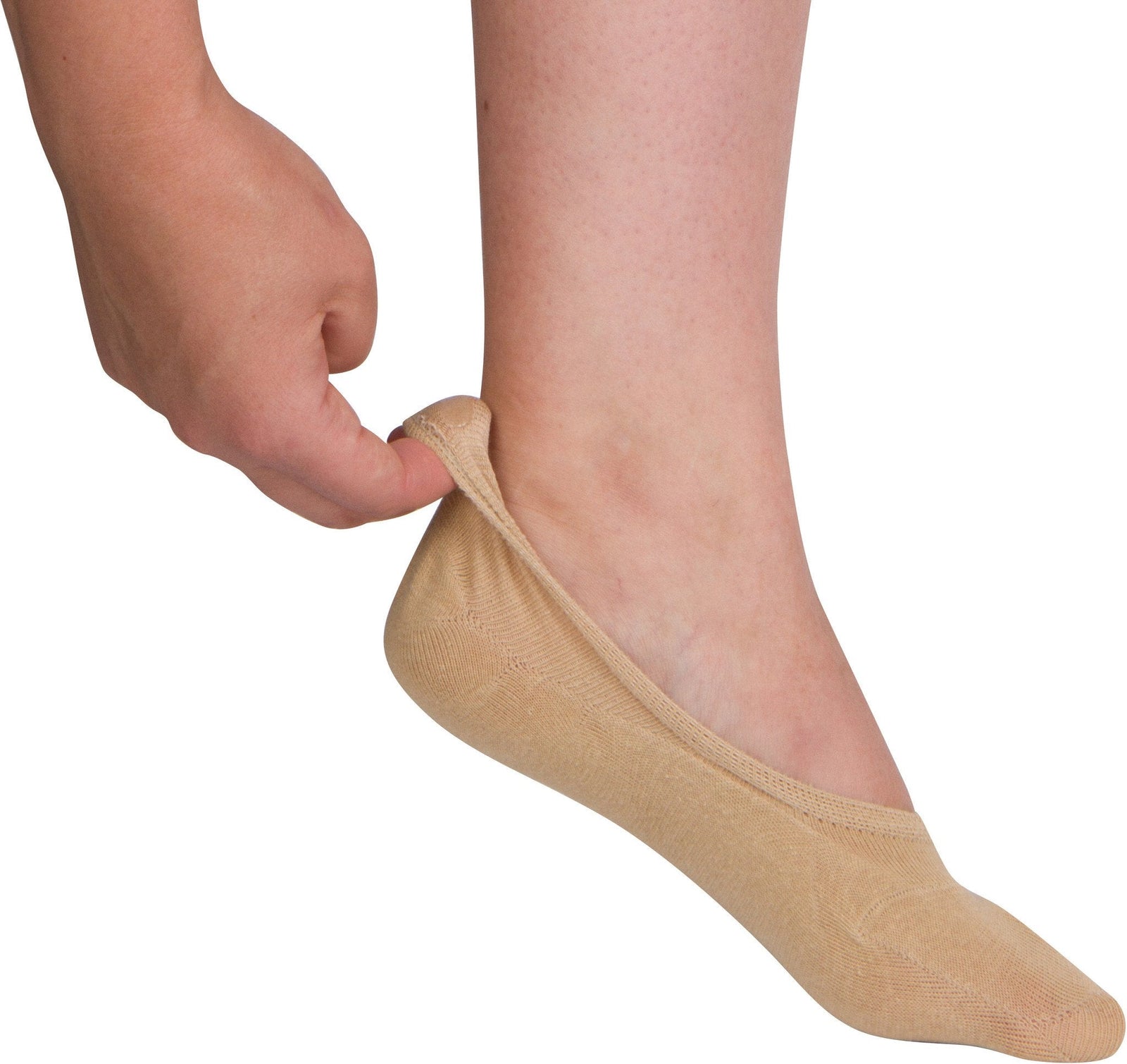 Calcetines invisibles Sakkas Footsies para mujer, con forro sólido, paquete de 4