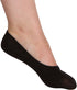Calcetines invisibles Sakkas Footsies para mujer, con forro sólido, paquete de 4